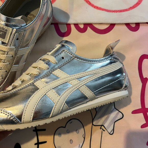 Onitsuka Tiger Mexico 66 SD Pure Silver Cream - Picture 5 of 7